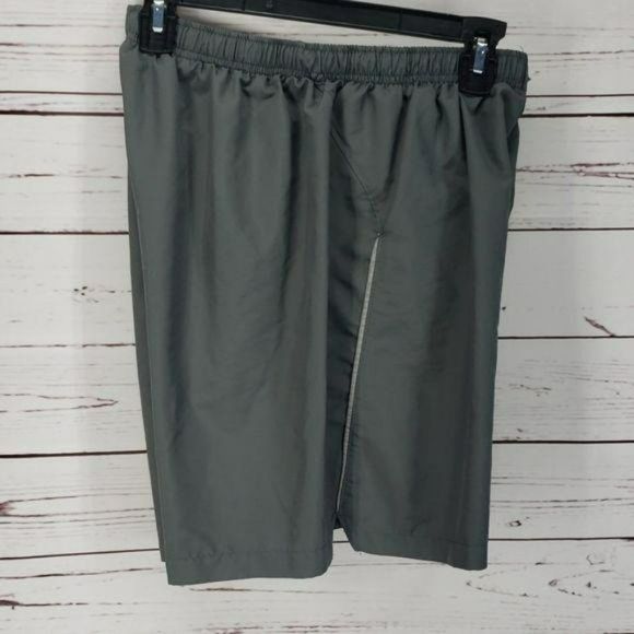 Champion Smoke Gray Elastic Waist‎ Swim Trunks Shorts Size Medium - Picture 4 of 8
